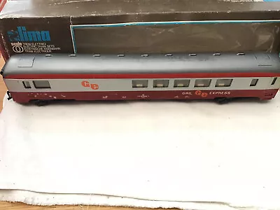 Lima O Gauge Red/ Silver Sncf Ge Coach - Gril Express - Boxed • £39.99