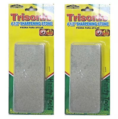 Sharpening Block Combination Dual Grit Wet Stone 4-1/2   Aluminum Oxide - 2 Pack • $12.19