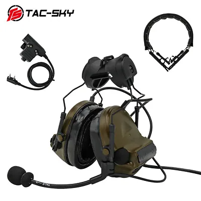 Tactical Airsoft Noise Cancelling Hearing Protection Hunting Shooting Headset FG • $99.99