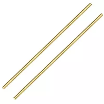 1/4 Inch Brass Round Rod 2PCS Brass Round Rods Lathe Bar Stock 1/4 Inch • $11.85