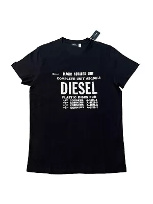 Diesel T Diego Qa Mens Logo T-Shirt NWT $68 Size L • $23