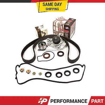 Timing Belt Kit Valve Cover Water Pump Fit 88-91 Honda Civic CRX 1.6L SOHC D16A6 • $80.99