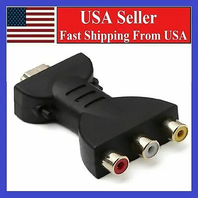 HDMI Male To 3 RCA Female Composite AV Video Audio Adapter Converter For TV PC • $3.64