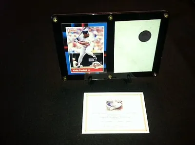 Kirby Puckett Card Display & Game Used Metrodome Roof Piece Minnesota Twins MLB • $18.99