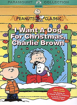 PEANUTS - I Want A Dog For Christmas Charlie Brown DVD • $7.44