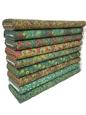 Klimt Cotton Fabric ART GALLERY Garden Flowers Floral Craft Dressmaking 54  • £5.25