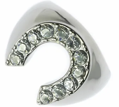 Horseshoe 1.4 Carat Cz Stainless Steel Mens Ring Size 9 TK34532 T63 • $19.36