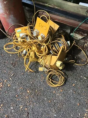 £9.50 • Buy 110 V Site Temp Power Tool Wander Spider Box Lead Extension Cable