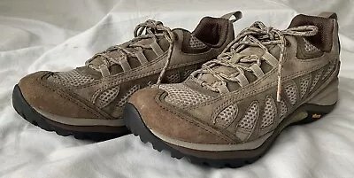 Womens Merrell Size 8(42) Taupe Suede/Textile Walking Shoes V.G.C! • £8