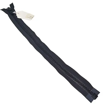 YKK 18  Zipper Double Slide Black Plastic Sewing Marine Camper Van Life NEW • $8.49