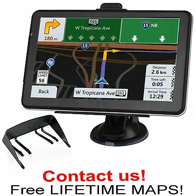 7 Inch Car Gps Navigation Touch Screen 8G+256M With Maps Spoken Direction 710 • $44.95