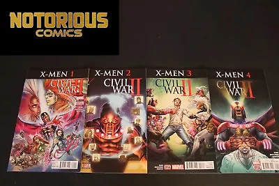 Civil War II X-Men 1-4 Complete Comic Lot Run Set Marvel Collection • $10.79