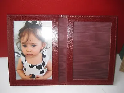 £19.95 • Buy  London Leather Burgundy  Travel Two Photo Frame Super Quality For 2 X 6 X 4 