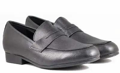 Venettini Boys Dress Black Shoes Chase Gambino Leather Loafer • $79