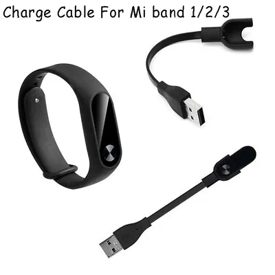 Cord USB Charging Cable For Xiaomi Mi Band 1|Xiaomi Mi Band 2|Xiaomi Mi Band 3 • £2.84