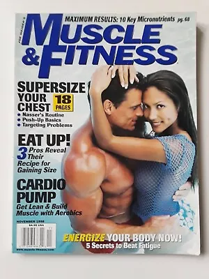 Muscle & Fitness Bodybuilding Magazine November 1998 • $25.98