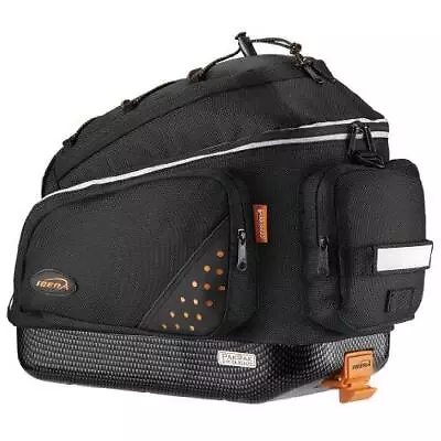 Ibera Bike Trunk Bag - PakRak Clip-On Quick-Release Bicycle Commuter Bag • $94.49