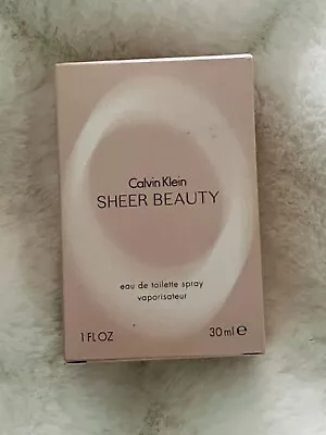 Calvin Klein Sheer Beauty 1 FL OZ /30 ML Eau De Toilette Spray New In Box • £33.75