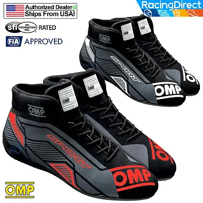 OMP - Sport FIA-Rated Auto Racing Shoes | SFI-5 & FIA 8856-2018 | Ships From USA • $169