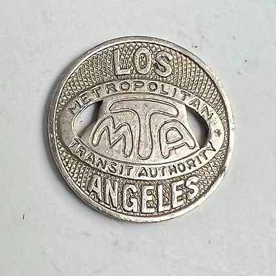 LOS ANGELES MTA Vintage Transit 'One Fare' Token (AC CA 450-K) • $3.99