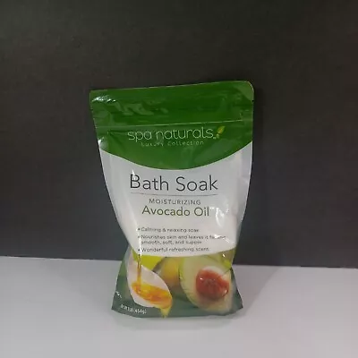 SPA NATURALS Luxury Collection Avocado Oil Moisturizing  & Calming Bath Soak NEW • £8.75