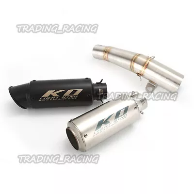 Slip On For Yamaha YZF R6 2006-2023 Exhaust System Muffler Silencer Middle Pipe • $138