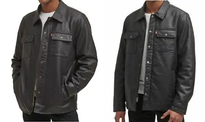 Levi's Men's Sherpa Lined Faux Leather Jacket • $59.99