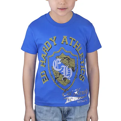 Ed Hardy Toddlers Boy T-Shirt - Blue • $10.99