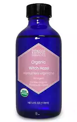 Zongle USDA Certified Organic Witch Hazel Hamamelis Virginiana 4 Oz • $17.95