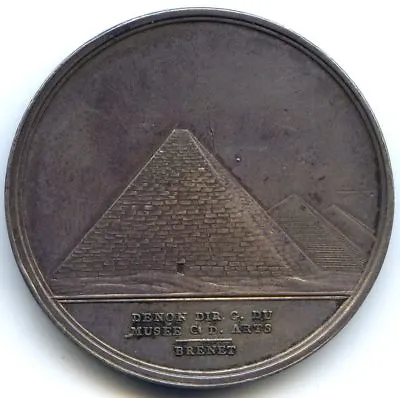 Directoire Bonaparte Medal By Brenet Conquest De La Bass Egypt The Year VII Rare • £882.63