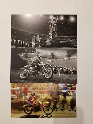 3 Super Cool Motocross Postcards Hannah Decoster Moates • $30