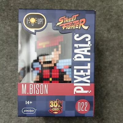 PDP Pixel Pals I Light Up #022 Street Fighter M.Bison Action Figure • $33.88