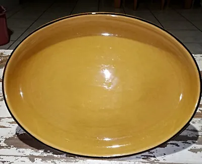 Vintage T G GREEN England Brown Oval Serving Platter 30x22cm • $14.17