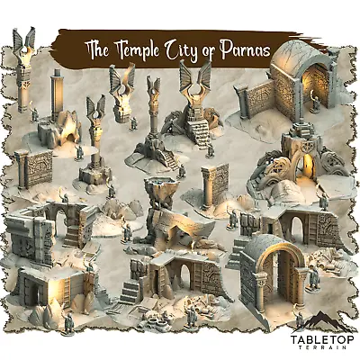 The Temple City Of Parnas - Thematic Dungeon Terrain - Fantasy Tabletop Terrain  • $17.84