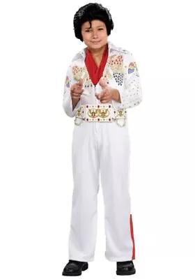 DLX ELVIS - FANCY DRESS COSTUME (SIZE: M) (UK IMPORT) Unisex Costumes NEW • $30.51