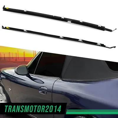 Weatherstrip Seals Door Glass Window Right + Left Side Fit For 90-05 Miata MX-5 • $35.49