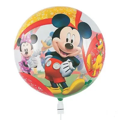 22  Bubbles Mickey Mouse Clubhouse Friends Disney Stretchy Plastic Balloon Party • $7.99