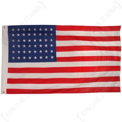 Vintage Style US Flag 48 Stars - WW2 American Repro Classic 100% Cotton Army New • $103.35
