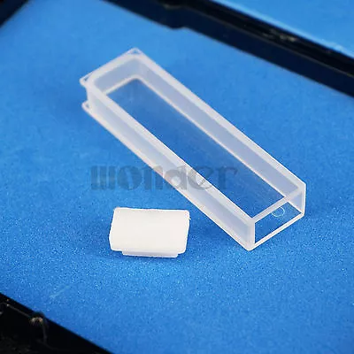 5mm Path Length JGS1 Quartz Cuvette Cell With Lid For Uv Spectrophotometers • $16.54