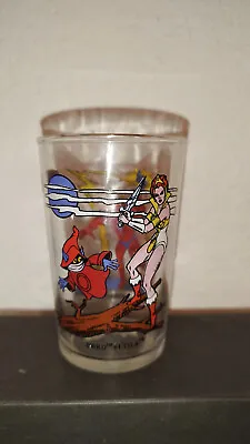 1985 Vintage Mattel Amora MOTU Masters Of The Universe Glass Masters Universe Glass • $16.05