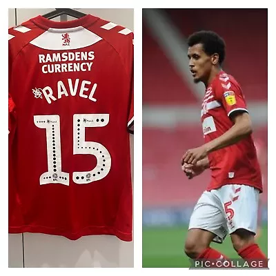 ORIGINAL AUTHENTIC Middlesbrough MATCH WORN Ravel MORRISON Football Shirt 2020 • £59.99