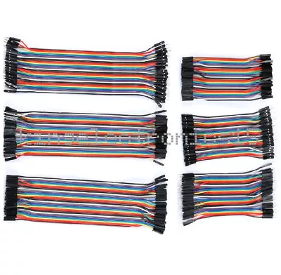 10/20CM Multi Dupont Male To Female Breadboard Jumper Wire For Arduino • $0.99