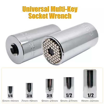 Magical Grip Universal Socket Wrench Power Drill Adapter Nut Bolt Tool • $27.79