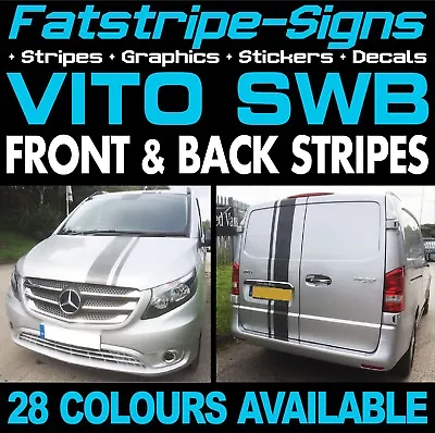 To Fit MERCEDES VITO SWB COMPACT STRIPES GRAPHICS STICKERS DECALS CAMPER VAN • $37.32