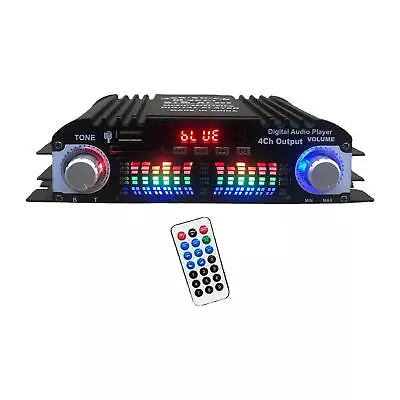 HiFi Stereo Power Amplifier 4 Channel Karaoke Player For Home Theater Bar • £24.55