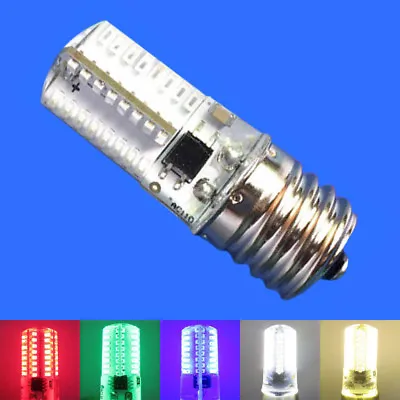 1x/10x E17 LED Bulb Dimmable 110/120V 64-3014SMD Red/Green/Blue/White/Warm Light • $2.56