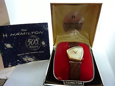 Hamilton Altair Asymmetrical Cal 505 Limited Edition With Box Booklet Vintage!! • $3200