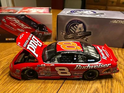 Dale Earnhardt Jr #8 Budweiser / Richmond Race 1/24 Coin Bank RARE + Tin + Cards • $54.99