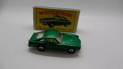 1960's Matchbox Car 75 Ferrari Berlinetta With Original Box • $50