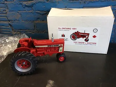 Nib 1/16 Scale Models Ertl Ih Mccormick Farmall 806 #6 Ontario 1991 Show Tractor • $114.95